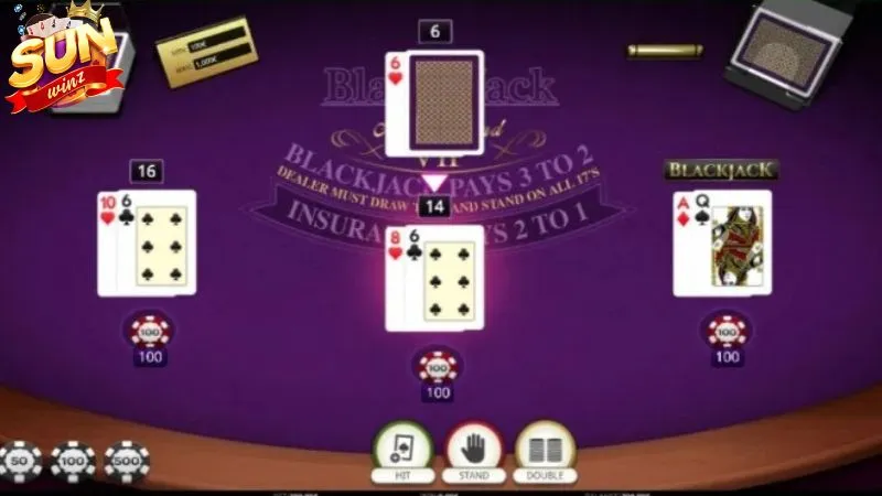 Kết quả ván bài Blackjack Sunwin quyết định thắng thua